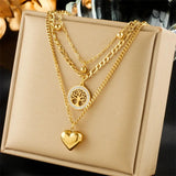 3-Piece Heart Tree Jewelry Set