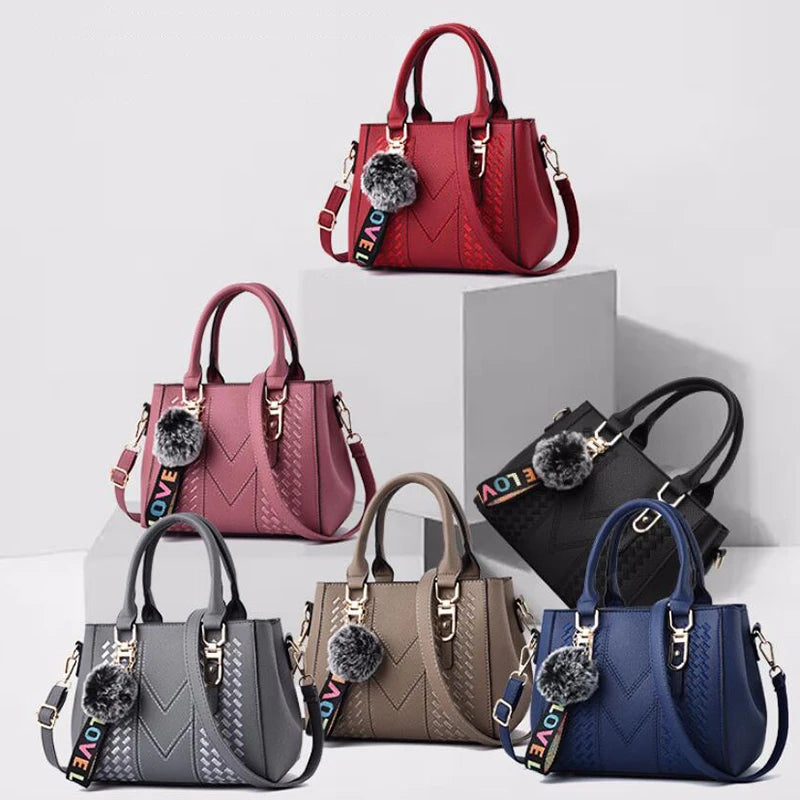 Luxe Embroidered Shoulder Bag