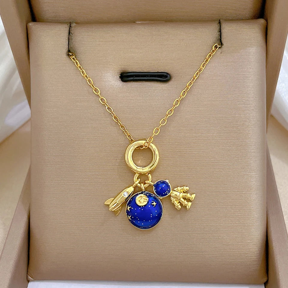 Celestial Pendant Necklace – Multiple Designs