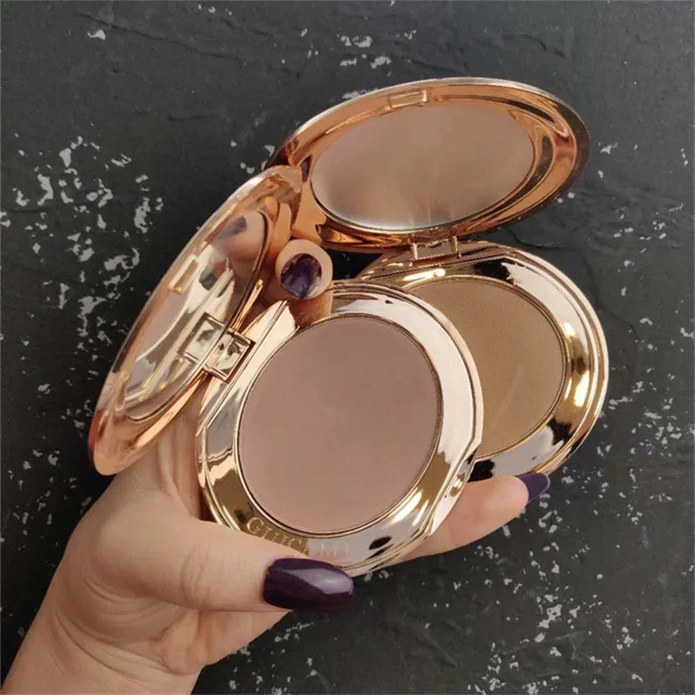 3D Contour & Bronzer Palette with Mirror