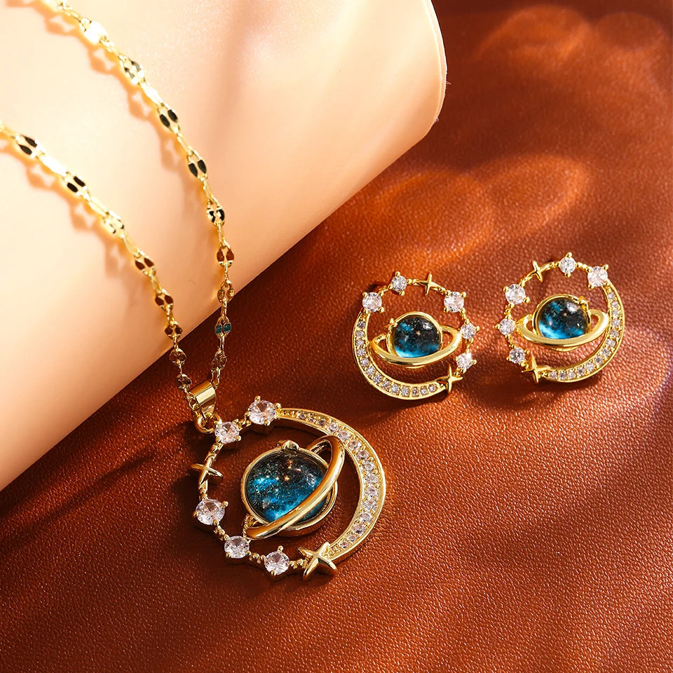 Celestial Pendant Necklace – Multiple Designs