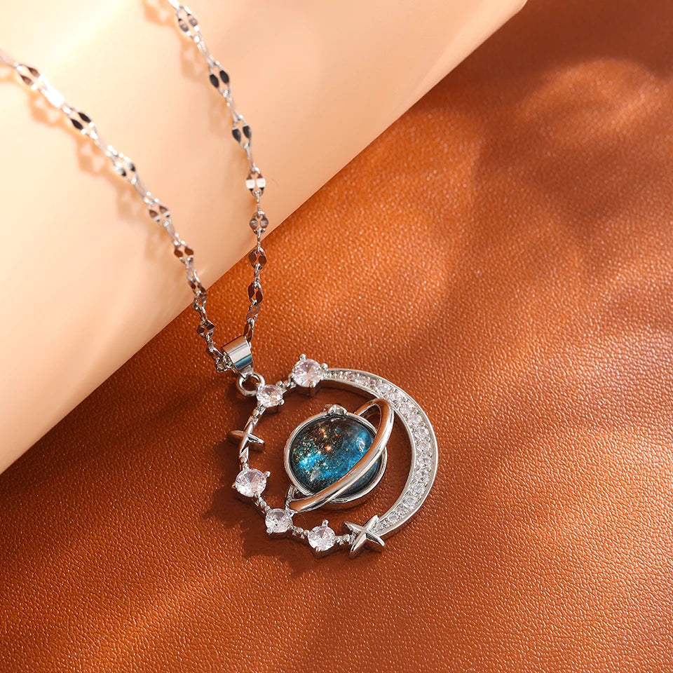 Celestial Pendant Necklace – Multiple Designs