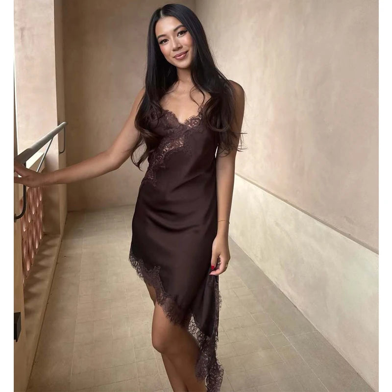 Celeste Satin Mini Dress