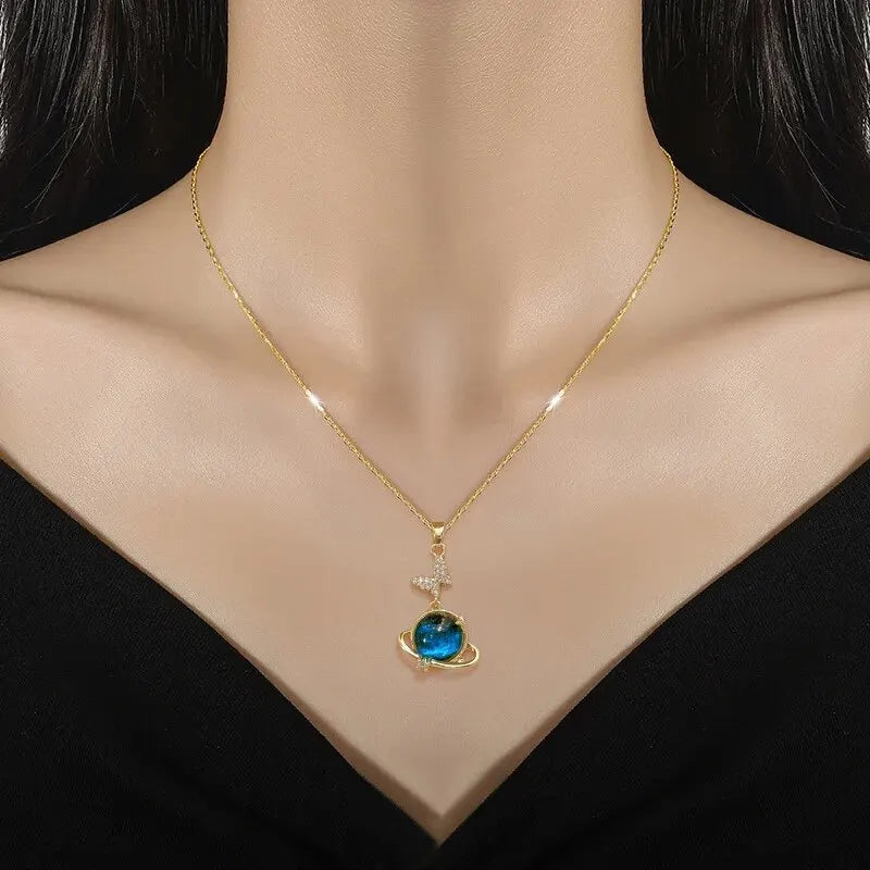 Celestial Pendant Necklace – Multiple Designs