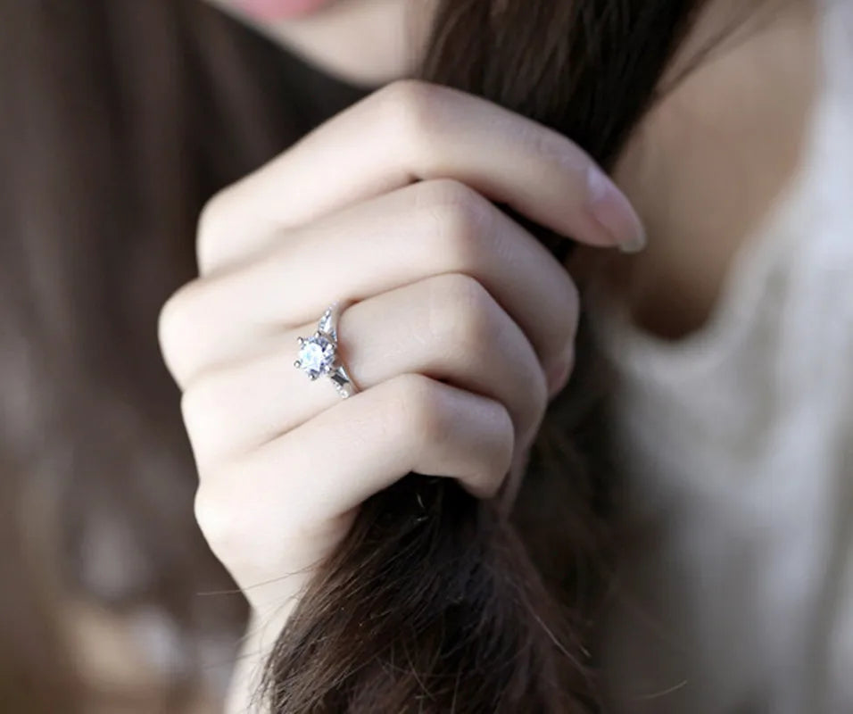 Solitaire Grace Ring
