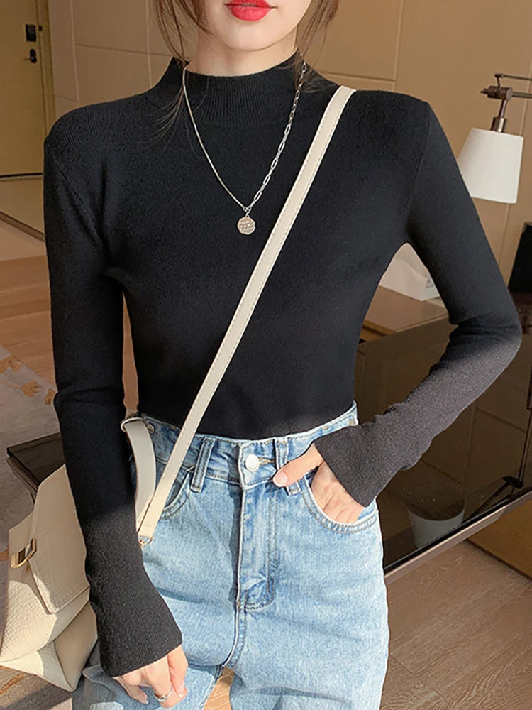 Women’s Turtleneck Knit Sweater