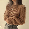 Loose Vintage Lantern Sleeve Sweater