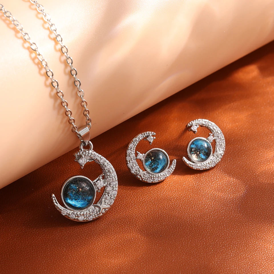 Celestial Pendant Necklace – Multiple Designs