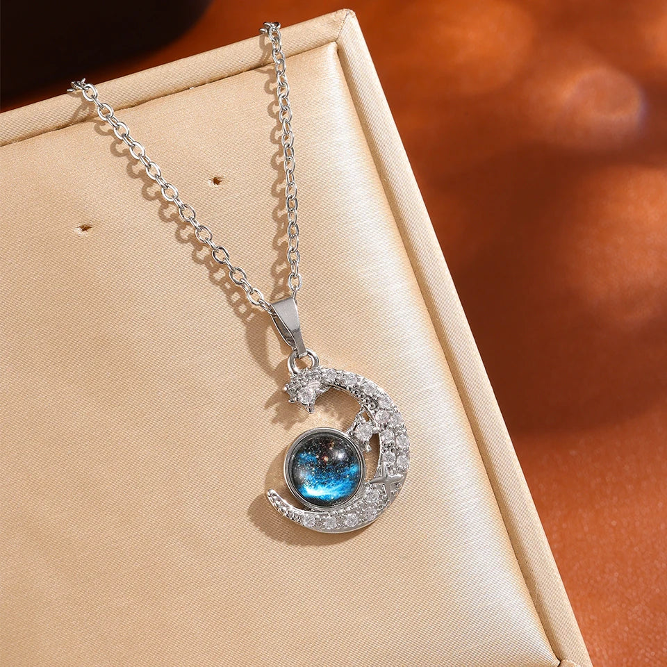 Celestial Pendant Necklace – Multiple Designs