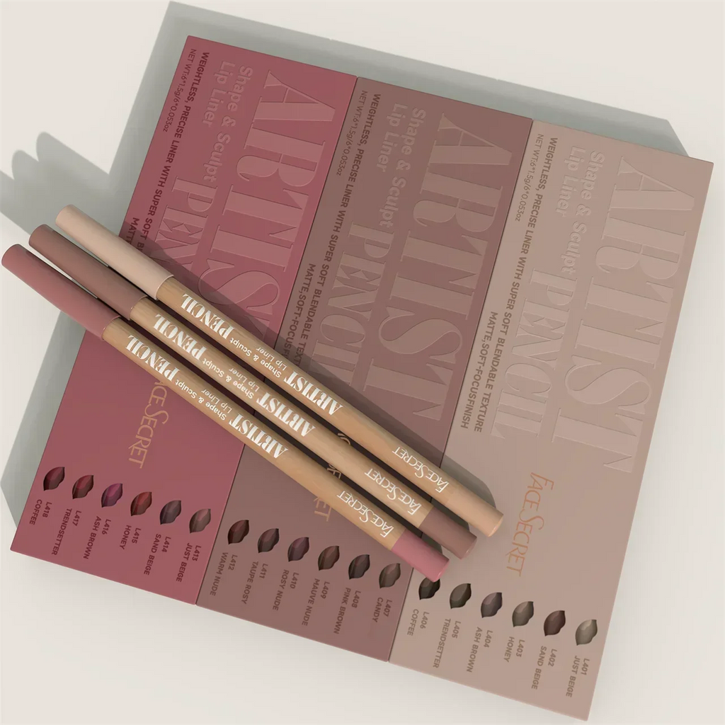 6-Piece Waterproof Lip Liner Set – 6 Colors