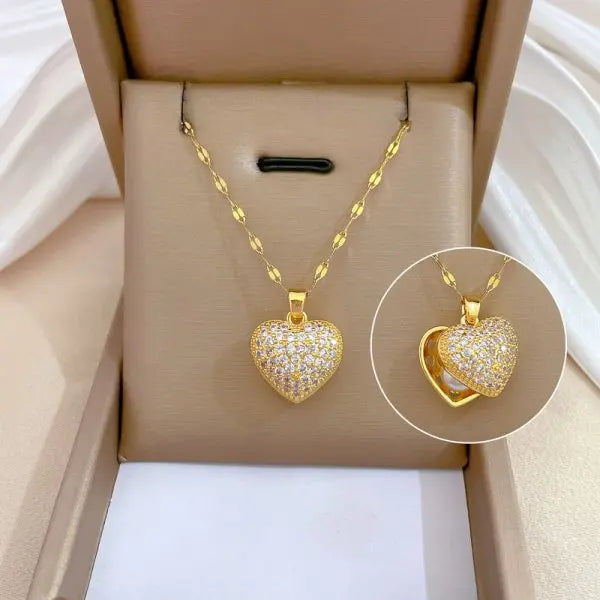 Elegant Zircon Pendant Necklace – Multiple Designs