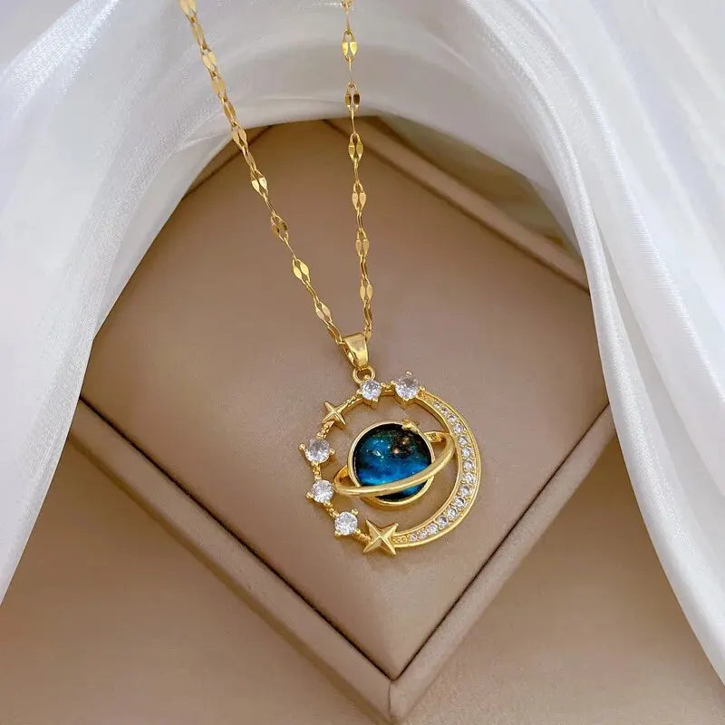 Celestial Pendant Necklace – Multiple Designs