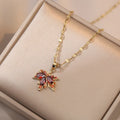 Elegant Zircon Pendant Necklace – Multiple Designs