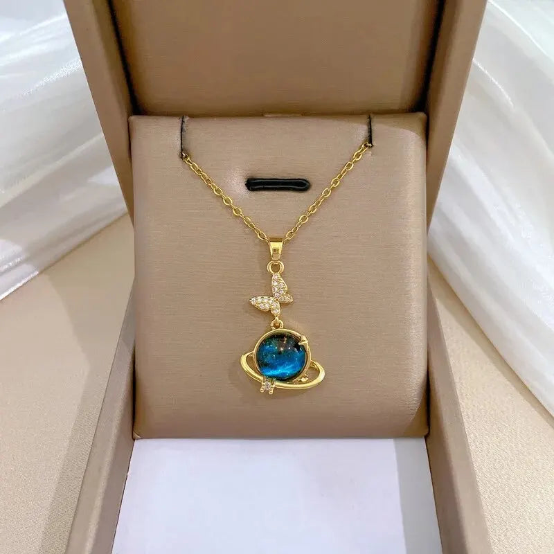 Celestial Pendant Necklace – Multiple Designs