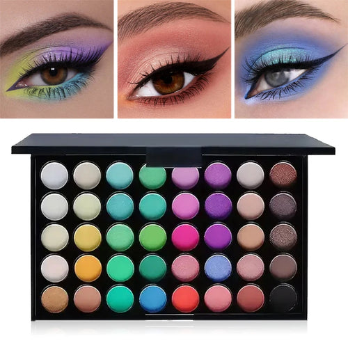 40-Color Glitter & Matte Eyeshadow Palette