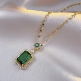 4-Piece Rhinestone Jewelry Set