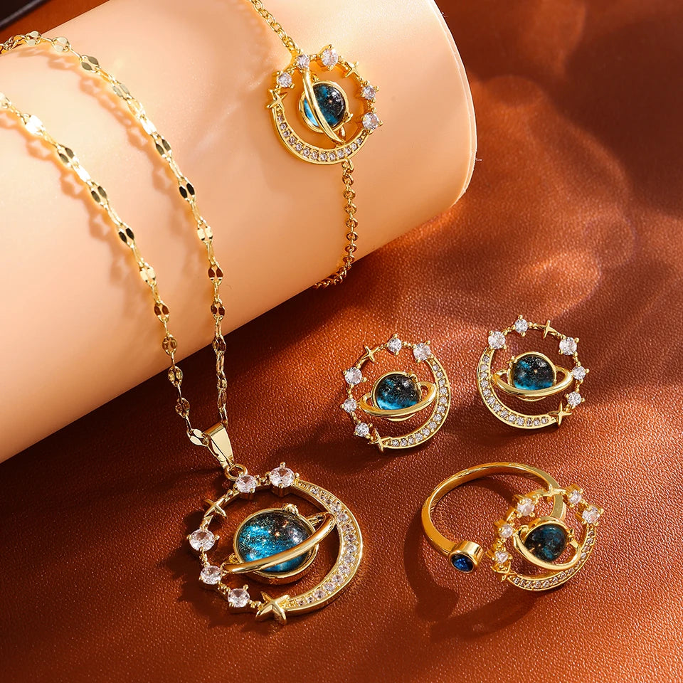 Celestial Pendant Necklace – Multiple Designs