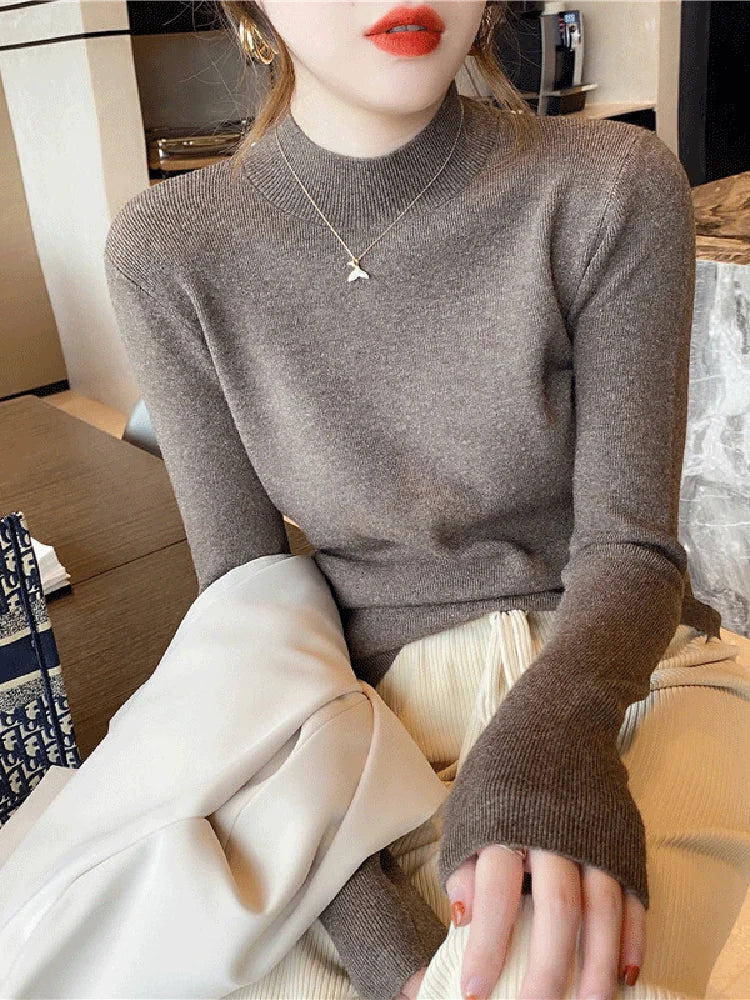 Women’s Turtleneck Knit Sweater