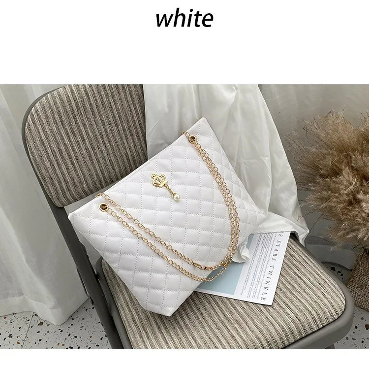 Luxe Soft Leather Shoulder Tote