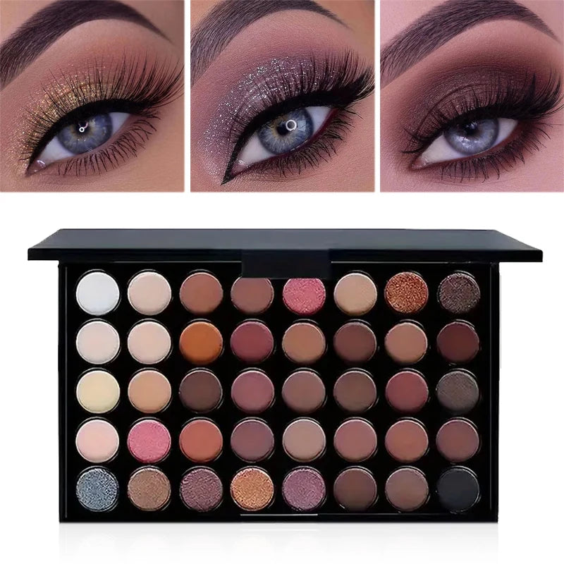 40-Color Glitter & Matte Eyeshadow Palette