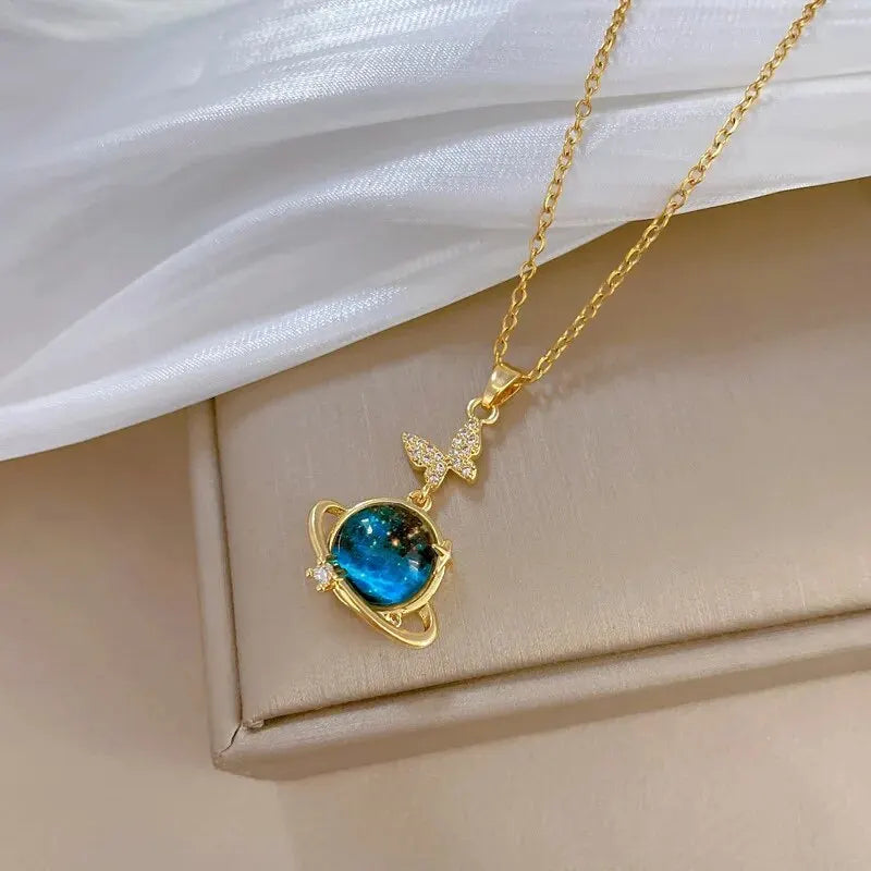 Celestial Pendant Necklace – Multiple Designs