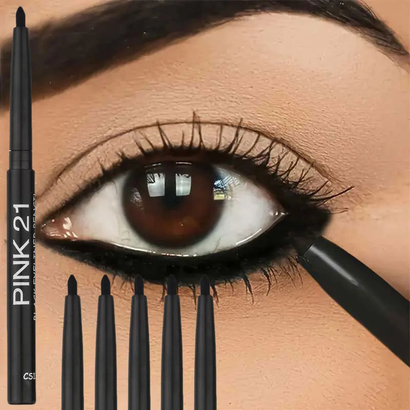 5-Piece Waterproof Eyeliner Pencil Set