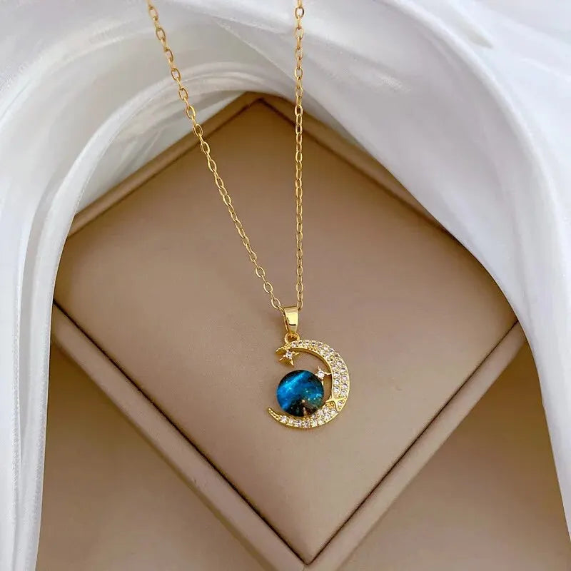 Celestial Pendant Necklace – Multiple Designs